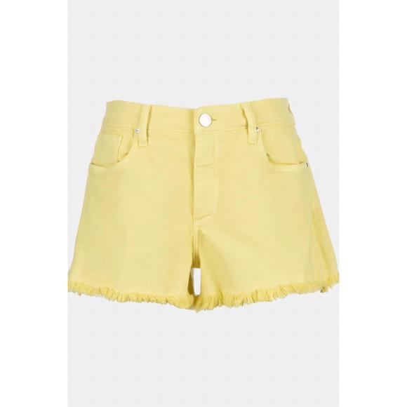 NEW KUT FROM THE KLOTH jane high rise short in lemon drop - Picture 4 of 5